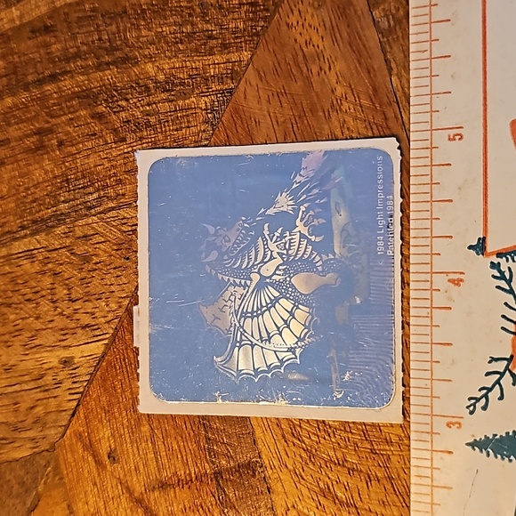 Vintage laser stickers Teddy Bears and Dragon Light Impressions 1987 - Picture 8 of 11
